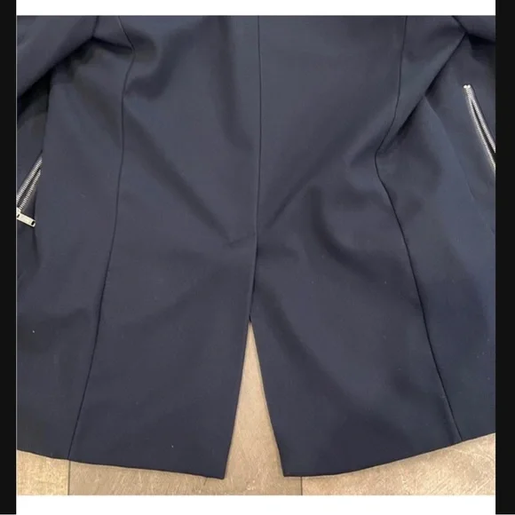 Zara Men's Navy Blue Coat size (xl) euro 44, like new - Picture 10 of 10